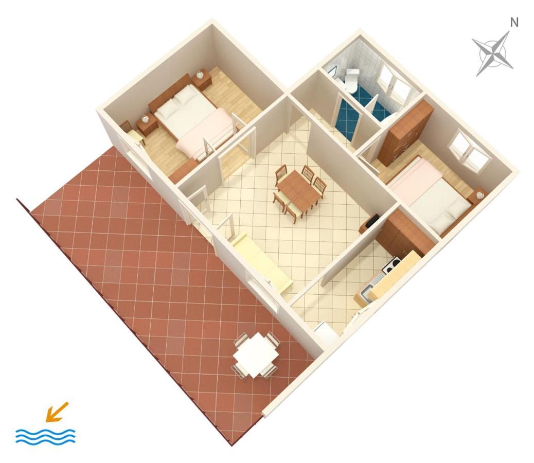Apartments By The Sea Seget Vranjica, Trogir - 1038 Luaran gambar